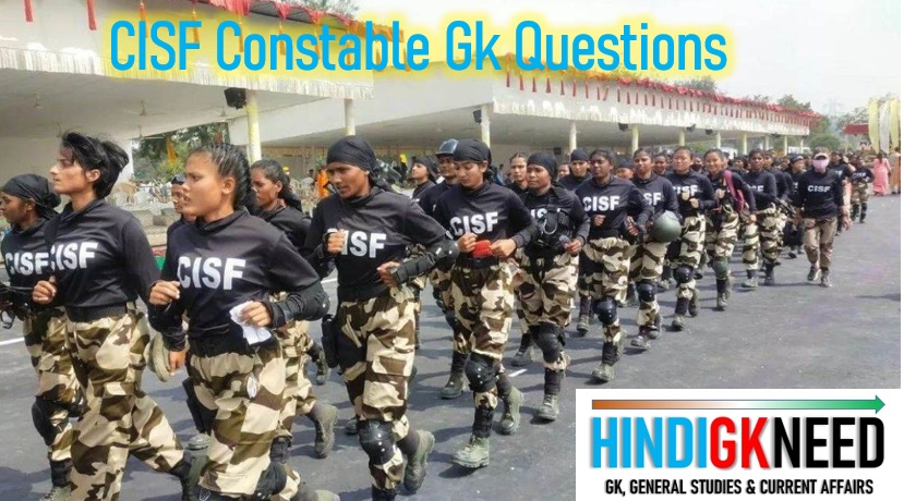 cisf constable gk questions